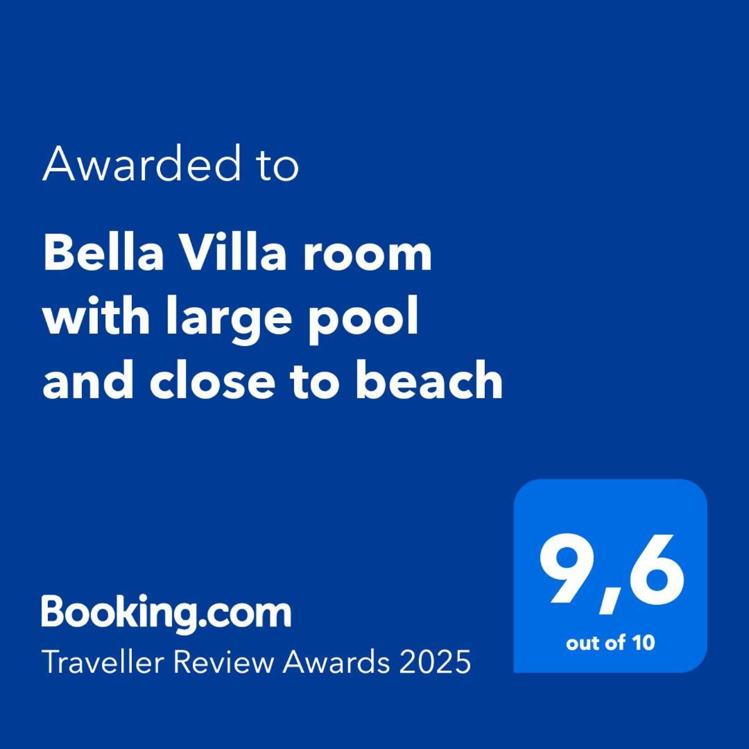 Bella Villa Room With Large Pool And Close To Beach لاس غاليراس المظهر الخارجي الصورة